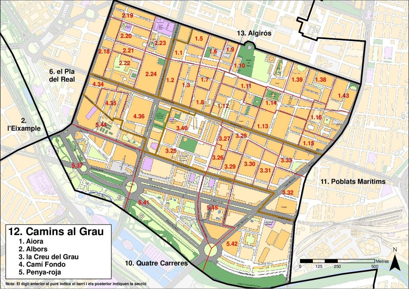 El Grau Neighbourhood in Valencia, Spain