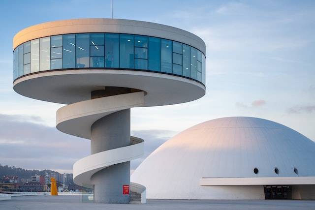 Oscar Niemeyer's Congress Centre (Centro Niemeyer) in Avilés.